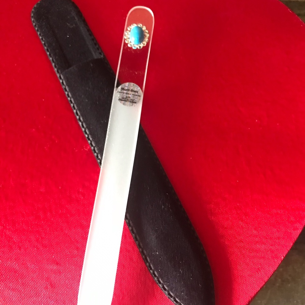 New MONT-BLEU laxuryGlass/Swarovski Nail  FILES